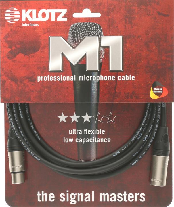 Actual product image Klotz M1K1FM0200 (2 m, XLR Cables)