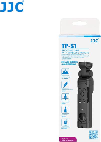 Produktbild JJC TP S1 Shooting Grip with Wireless Remote (replaces Sony GP VPT2BT shooting grip)
