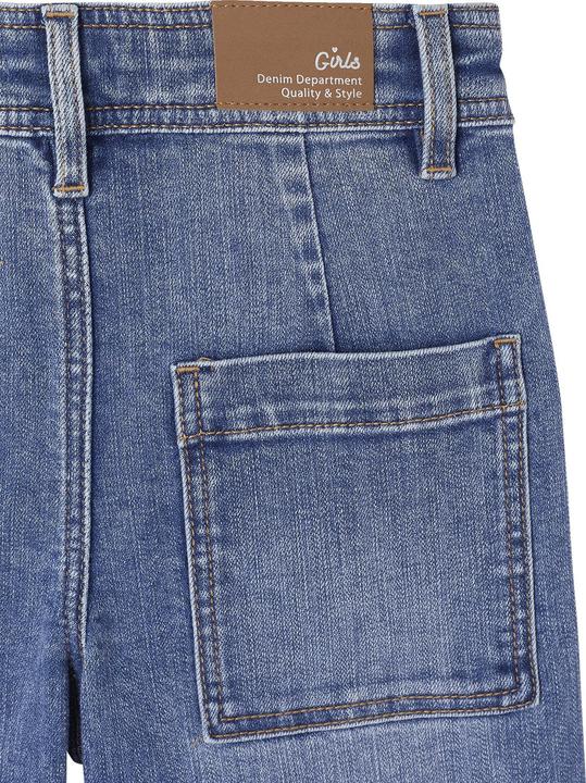 Produktbild Vertbaudet DIE UNVERWÜSTLICHE, robuste Mädchen Jeans mit weitem Bein (116)