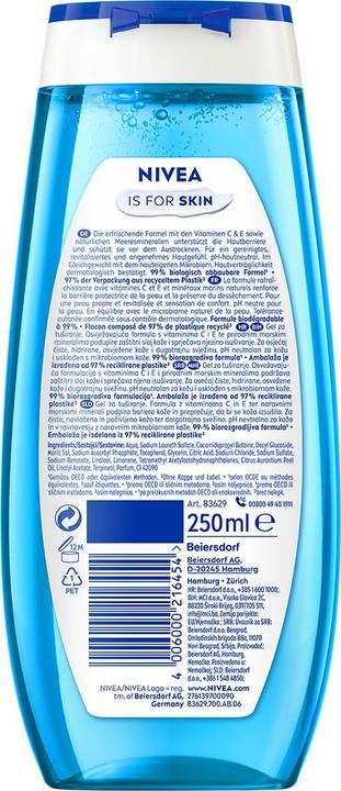 Produktbild NIVEA MEN Fresh Pure Duschgel Trio (750 ml)