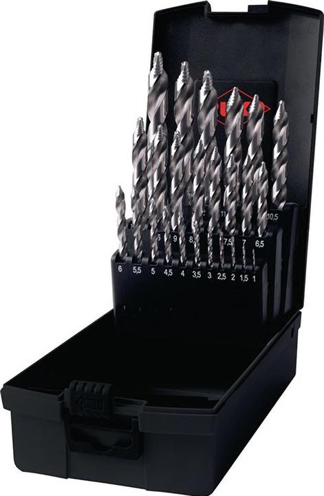 Actual product image Ruko 25-piece drill set HSS-G Ultimatecut Flowstep (6 mm, 12 mm, 1 mm, 6.5 mm, 5.5 mm, 10 mm, 10.5 mm, 12.5 mm, 1.5 mm, 7 mm, 11 mm, 3 mm, 5 mm, 8.5 mm, 11.5 mm, 8 mm, 2.5 mm, 9 mm, 3.5 mm, 4.5 mm, 2 mm, 7.5 mm, 13 mm, 9.5 mm, 4 mm)