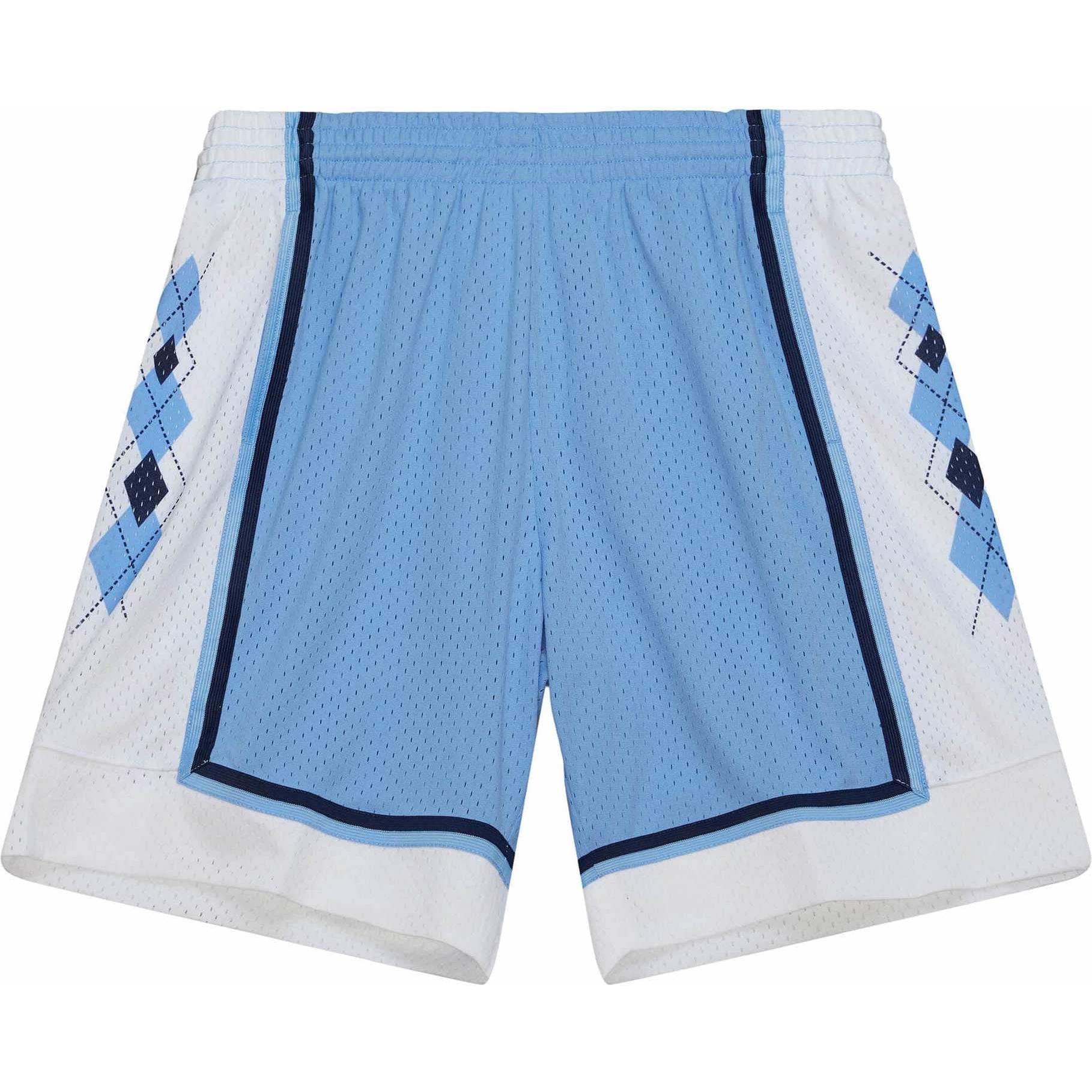 Mitchell & Ness, Herren, Shorts, University Of North Carolina 1992 Swingman Shorts - S, Blau, (S)