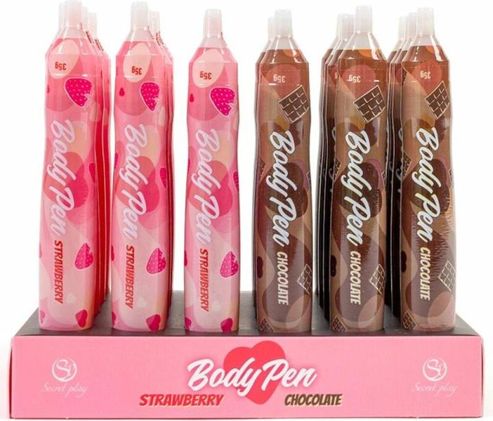 Actual product image Secret play Body Pen Display 24 Units (Game compilation)