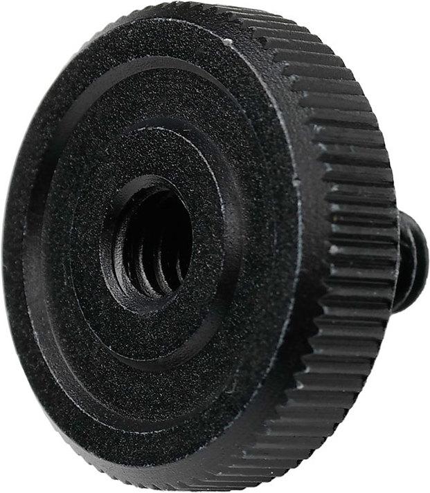 Produktbild Caruba Adapterschroef 1/4"M 1/4"F met Metalen Grip Zwart (Stativadapter)