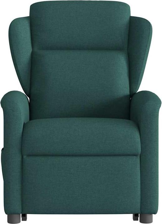 Immagine prodotto VidaXL Poltrona massaggiante con ausilio stand-up in tessuto verde scuro