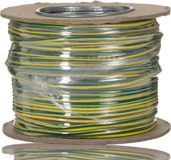 Produktbild RS PRO 6491B / H07Z-R 1.5mm Green/Yellow Cable (100 m)