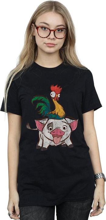 Immagine prodotto Disney Moana Hei Hei And Pua Maglietta Ampia Donna (XXL)