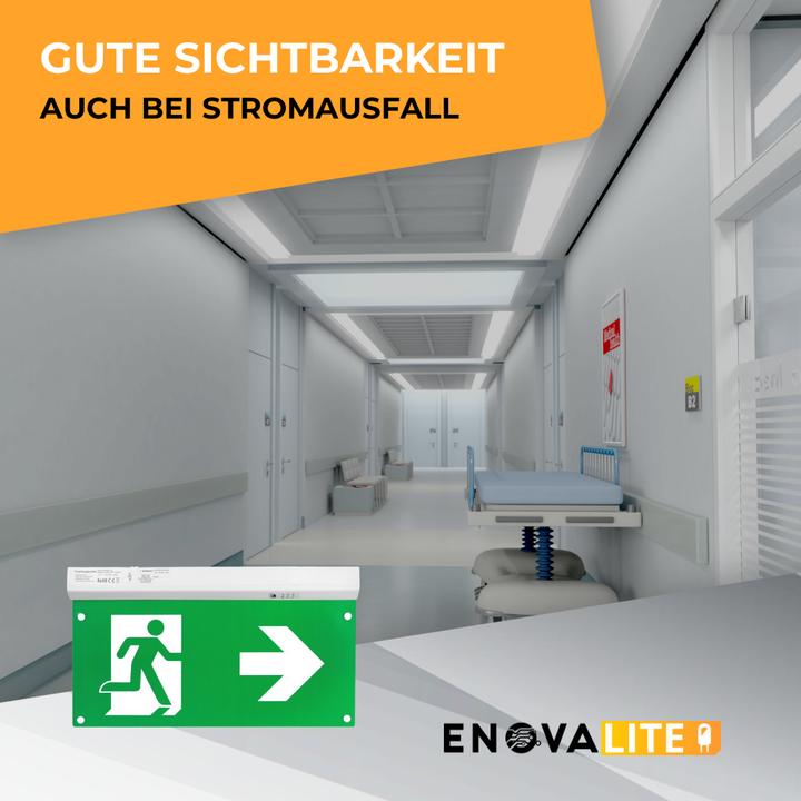 Produktbild Enovalite LED-Fluchtwegleuchte 4in1, 8 h Notlicht