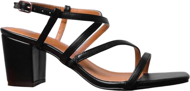 Actual product image Where's That From Womens/Ladies Sidra PU Crossover Strap Extra Wide Medium Block Sandals (41)