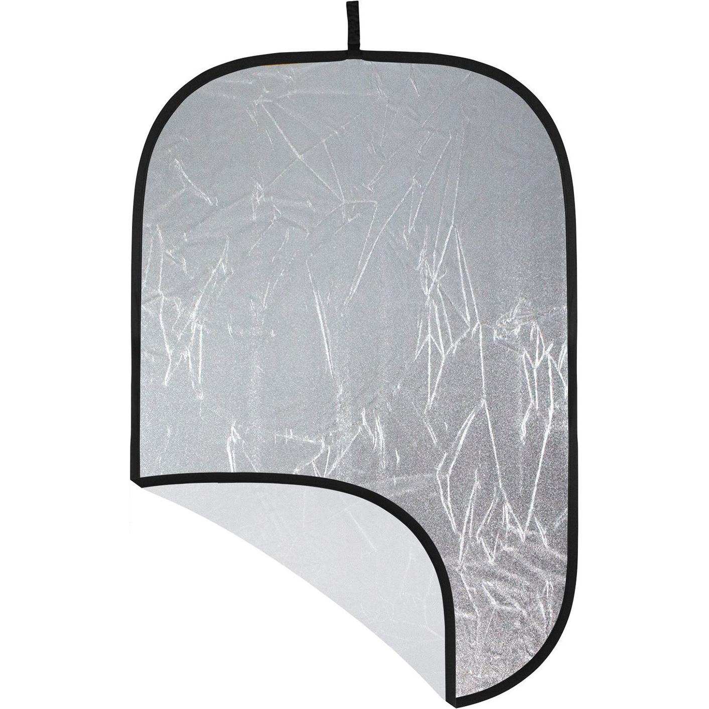 Westcott Illuminator Opvouwbare 2 in 1 Zilver/Wit Bounce Reflector (121,9 x 182,8cm), Softbox + Reflektor