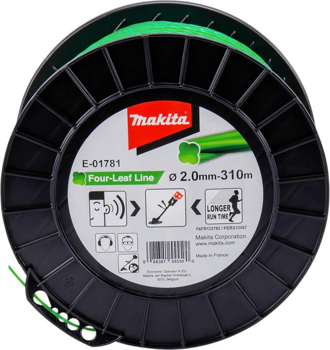 Produktbild Makita Four Leaf (Rasentrimmer, Trimmerfaden + Fadenspule)