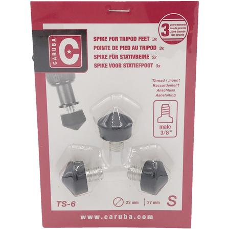 Thumbnail - Caruba 3/8" Statief Voetje Rubber / 22mm (3 stuks) (Stativ Ersatzteile), Stativ Zubehör