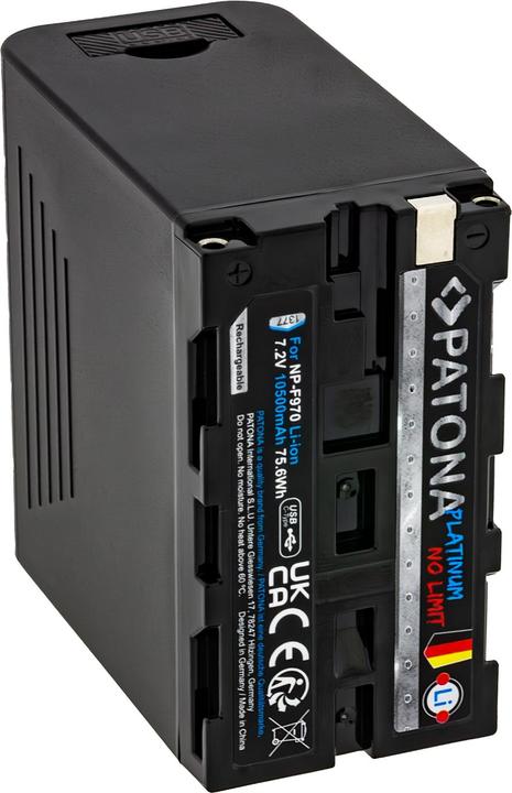 Image du produit Patona Platine USB-C Sony NP-F970 (Batterie de l'appareil photo)