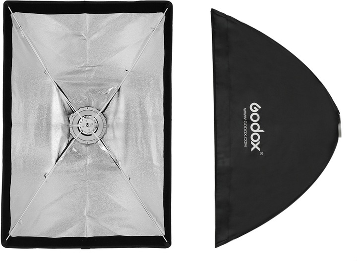 Immagine prodotto Godox Paraplu Softbox Bowens 50x70 met Grid (Soft box, 50 cm)