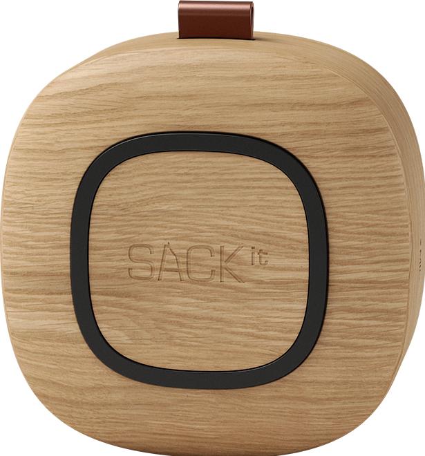 Actual product image SackIT Go Wood - Bluetooth Speaker - Natural Oak (8 h, Rechargeable battery operated)