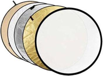 Produktbild Caruba 5 in 1 Gold, Silber, Sonnengelb, WeiÃ, Durchsichtig 107cm (Reflektor)