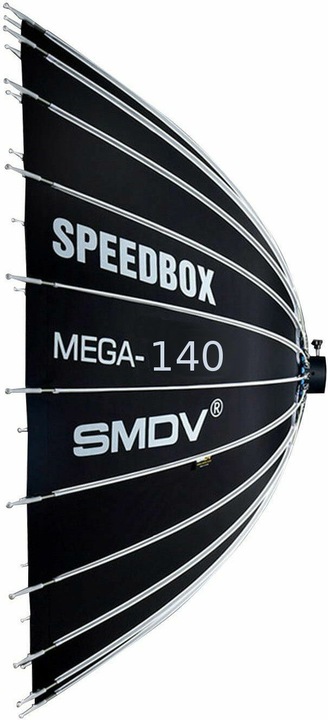 Immagine prodotto SMDV Speedbox Mega 140 Softbox 140cm Zilver con attacco Bowens (Adattatore per unità flash)