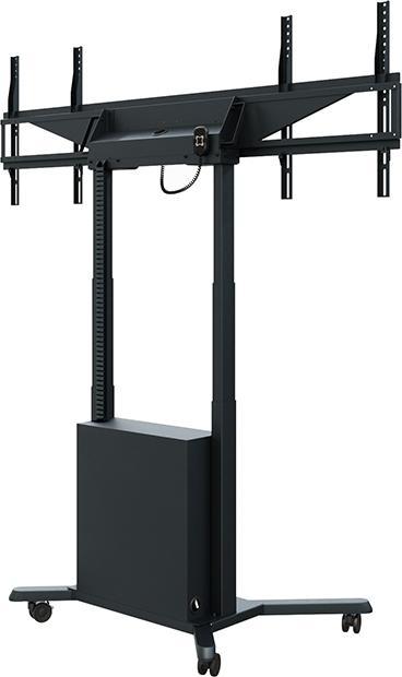 Produktbild Hagor HP Twin Lift M-DB mobil.motor. höhenverstell. Liftsys. f. 2x117-165cm 46-65Zoll VESA 600x400mm (120 kg, 46" - 65")