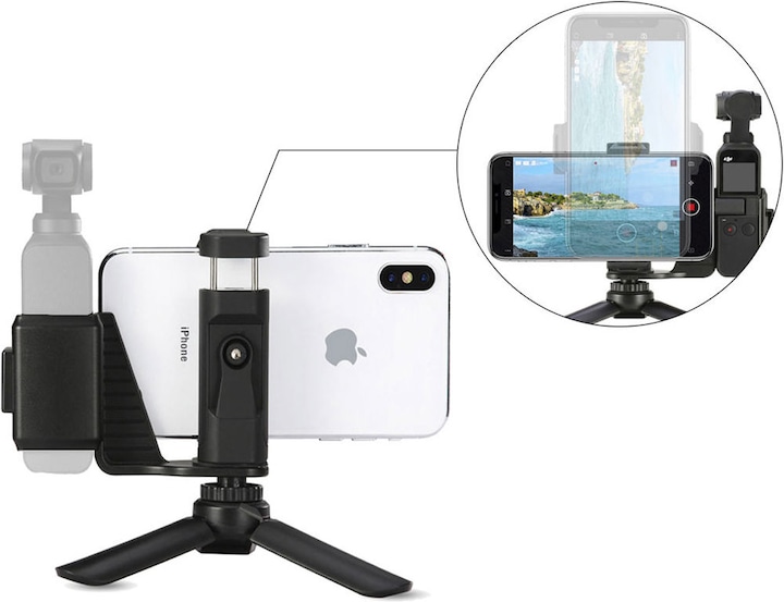 Produktbild Caruba Osmo Pocket Phone Holder Set ABS (incl tafel statief)