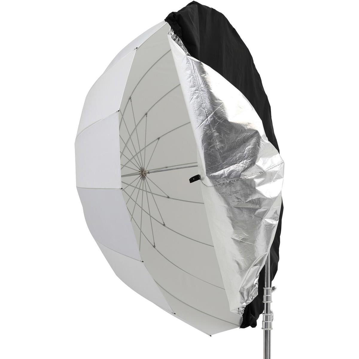 Godox 130cm Zwart en Zilver Diffuser voor Parabolische Paraplu, Softbox + Reflektor