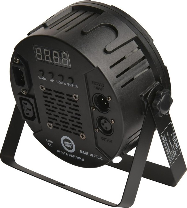 Actual product image Light4Me PENTA PAR 8x12W MKII RGBWA - LED slim (LED)