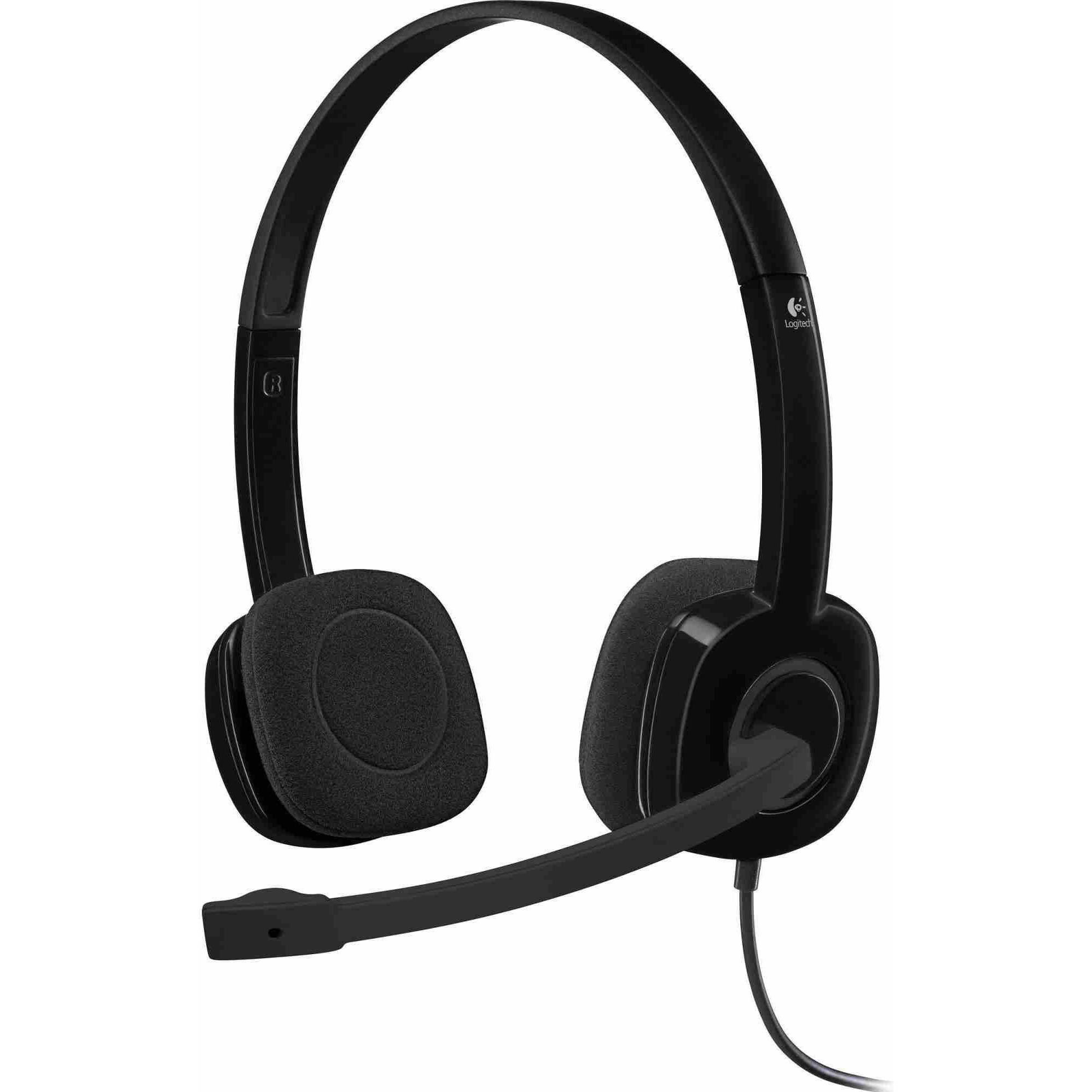 Logitech H151 (Bedraad), Kantoorheadset, Zwart