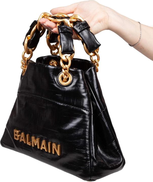 Immagine prodotto Balmain 1945 soft small calfskin handbag black color