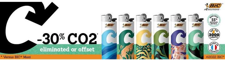 Image du produit Bic Briquet à friction J26 Maxi Ecolutions, Assortiment, boîte de 2