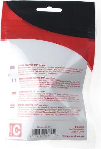 Image du produit Caruba Adaptateur de trépied 1/4" pour GoPro (GoPro)