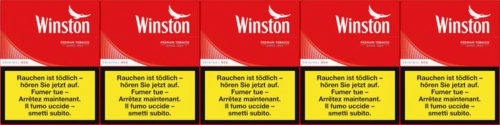 Actual product image Winston Big Pack 25s Red (8 pcs.)