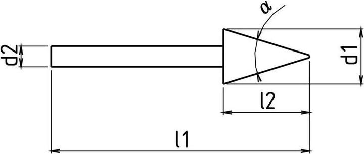 Actual product image Neriox Carbide burr Form SKM, Z6, Uni