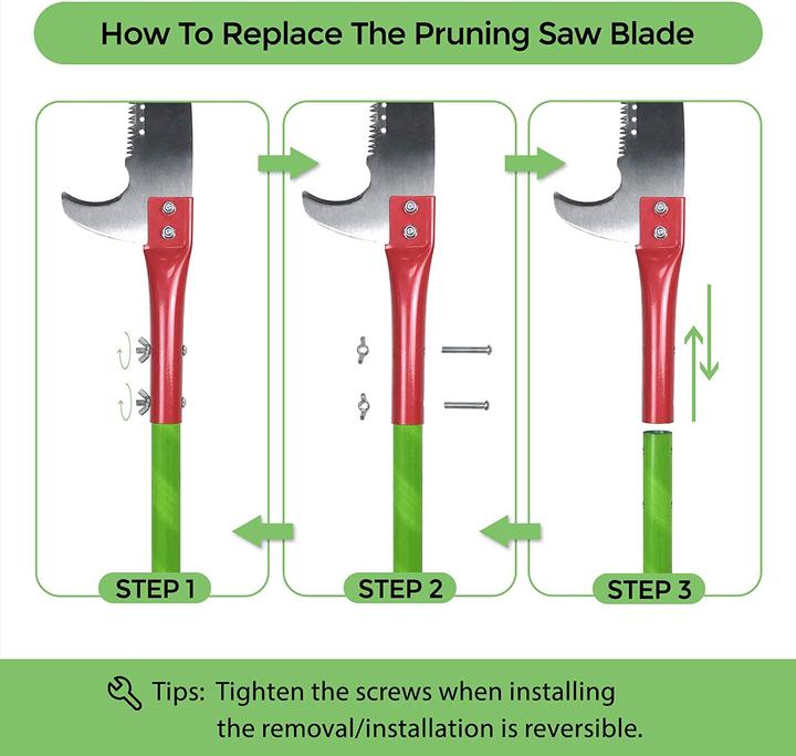 Image du produit SurmountWay Scie à branches avec manche, 8m
