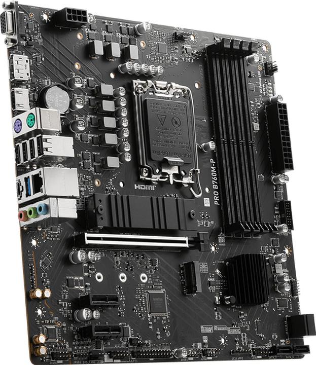 Actual product image MSI PRO B760M-P (LGA 1700, Intel B760, mATX)