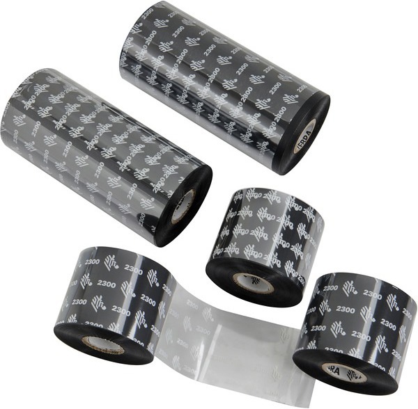 Produktbild Zebra 2300 Wax 12er-Pack (11 cm, Schwarz)