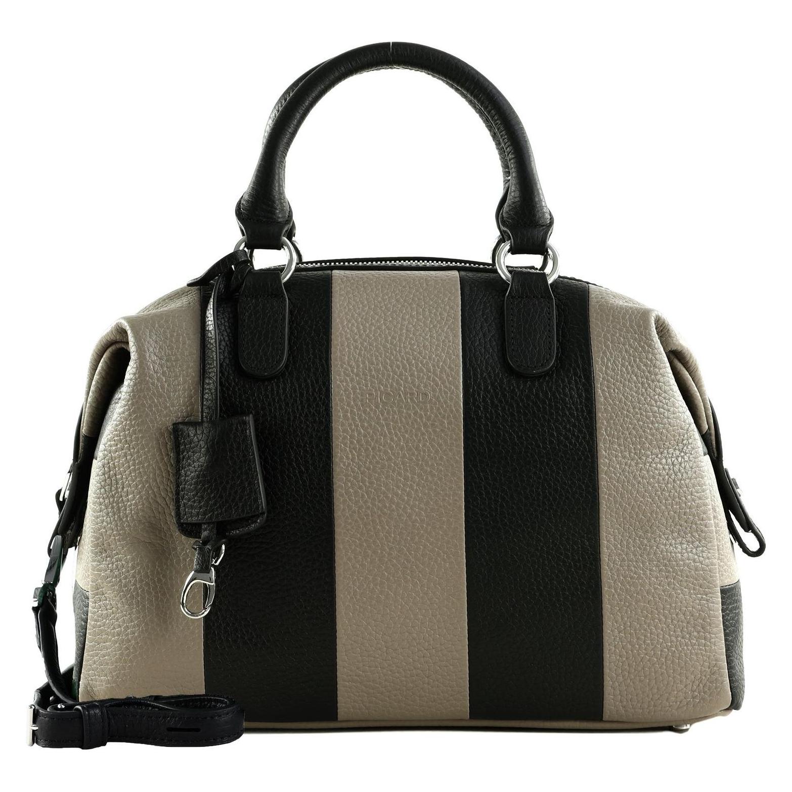 Picard, Damen, Handtasche, Linia Hand Bag, Schwarz, Braun