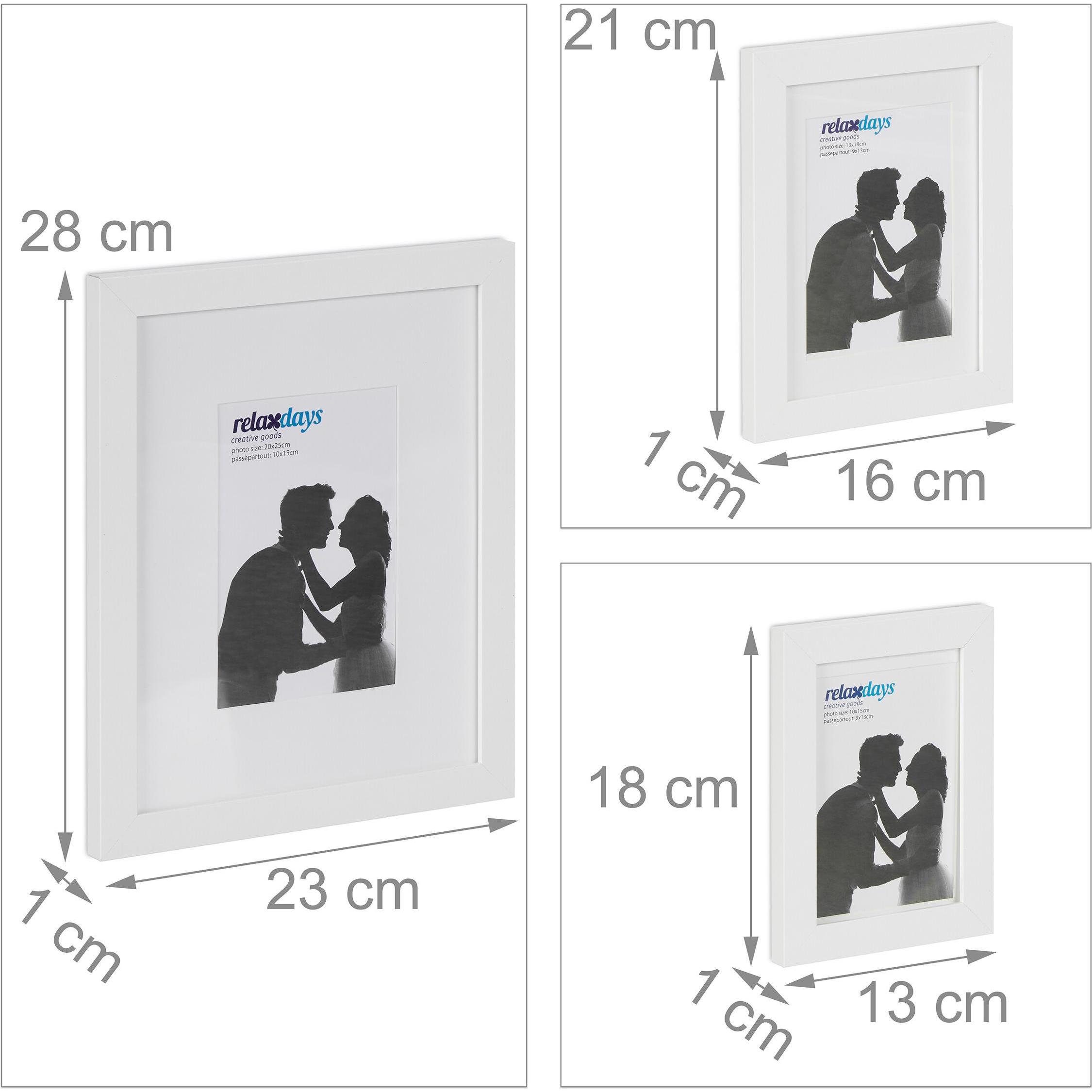 Thumbnail - Relaxdays, Bilderrahmen, 7x Bilderrahmen (20 x 25 cm)