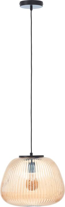 Image du produit Brilliant Suspension Kaizen 35cm ambre-ambre/noir mat (E27)