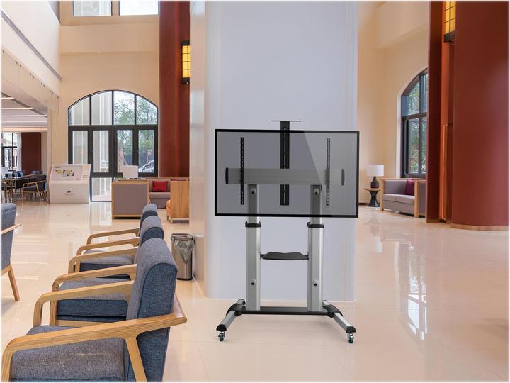 Produktbild InLine Teleskopischer TV-Wagen (100", 100 kg)