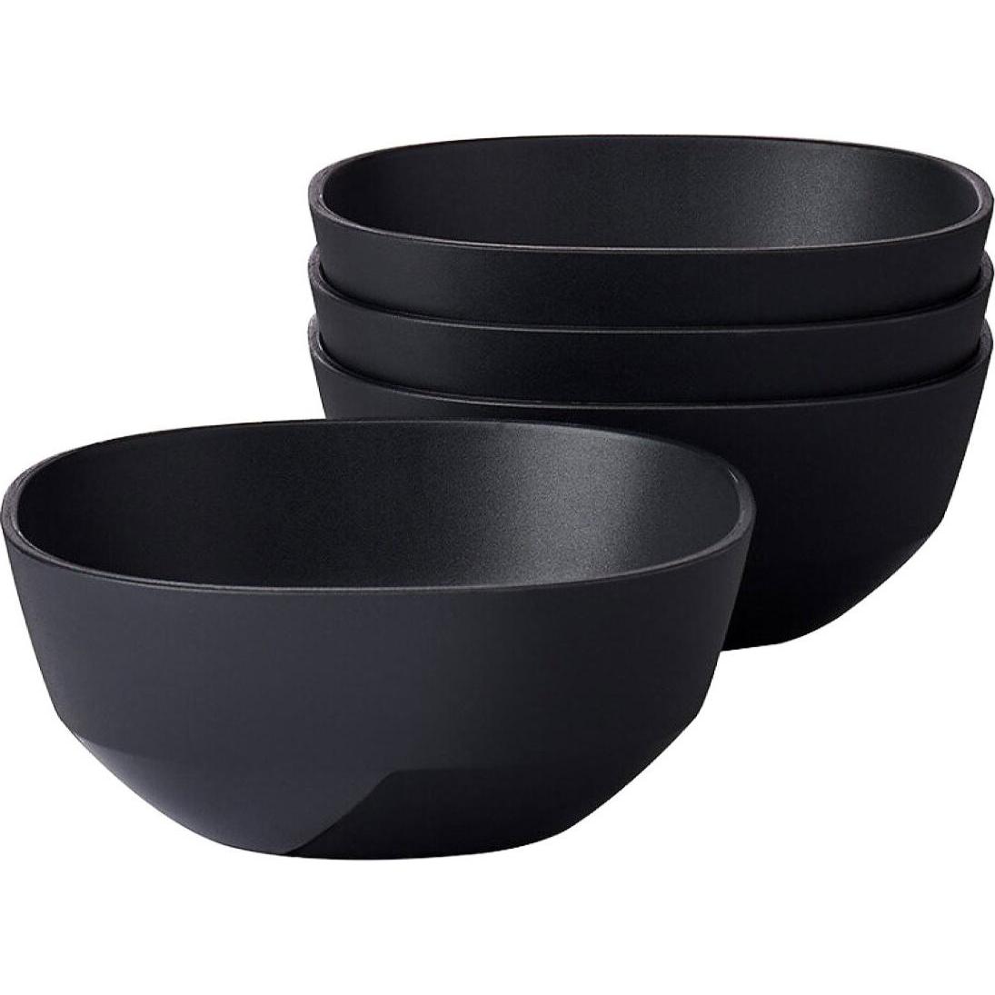 Mepal Silueta, Schüssel + Schale, Schwarz