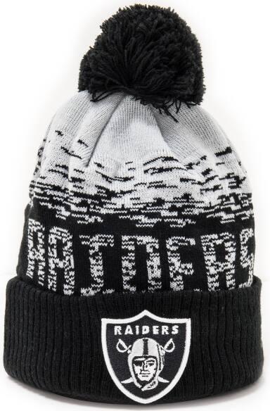 Actual product image New Era NFL Sport Knit Beanie Oakland Raiders