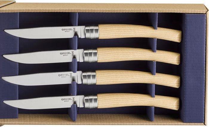 Image du produit Opinel TABLE CHIC II, Couteau à steak, Couteau de table, acier inoxydable, manche en frêne (4 pièce(s), Couteau)