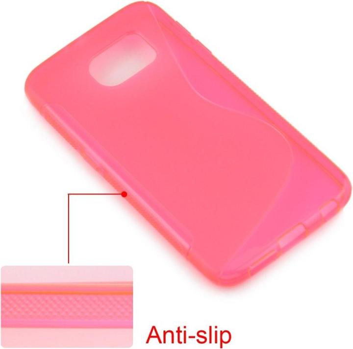 Actual product image König Design Mobile Phone Case TPU Protective Cover for Samsung Galaxy S6 SM G920F Pink (Samsung Galaxy S6)