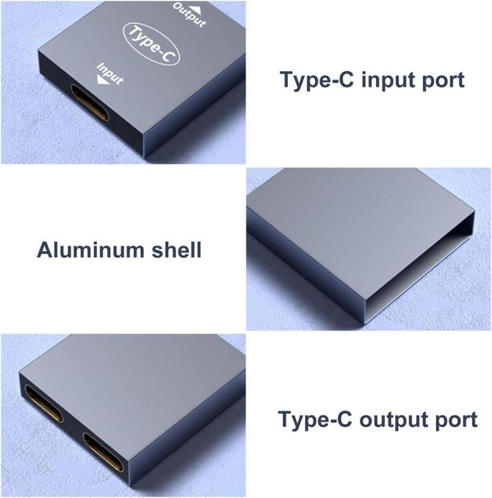 Produktbild PowerGuard USB-C auf Dual USB-C Charge Adapter (USB 3.2 Gen 1)
