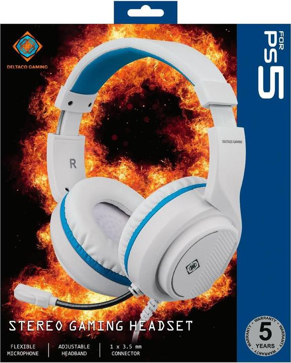 Actual product image Deltaco Gaming Stereo Gaming Headset (Cable)