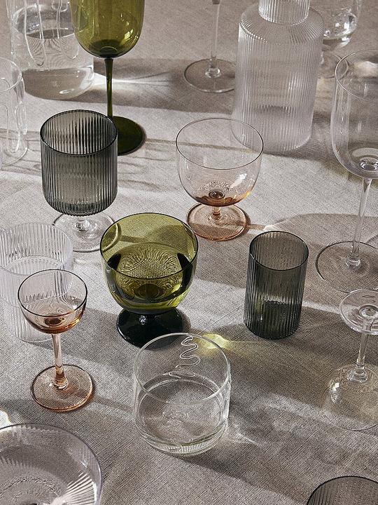 Actual product image Ferm Living Ripple (27 cl, 2 Glasses, White wine glasses, Red wine glasses)