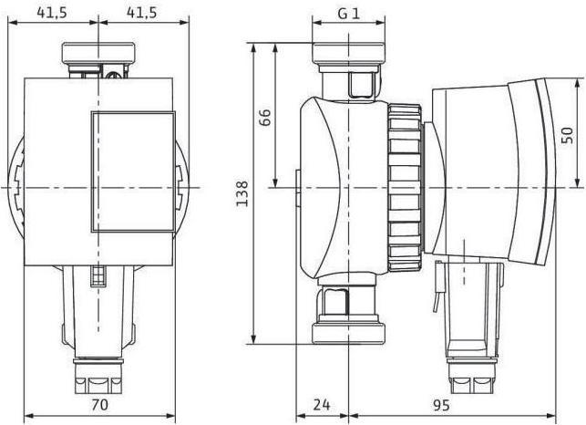 Produktbild Wilo Zirkulationspumpe Star-Z NOVA C 138 mm 1" mit Absperrarmaturen, Kabel und Zeitschaltuhr 413275