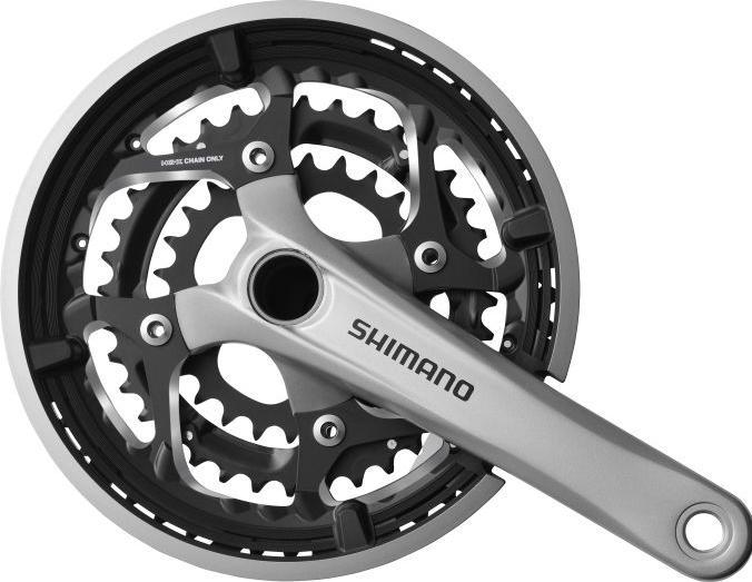 Produktbild Shimano Kettenradgarnitur LX FC-T551 175 mm 48X36X26 Hosenschutz silber (175 mm)
