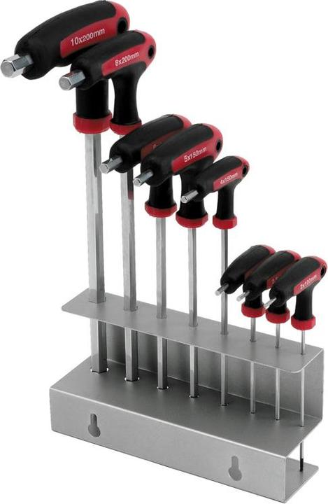 Produktbild Cimco Quergriff-Schraubendreher-Set 5teilig SW3-8, Länge 150-200 mm, M4-M5-M6-M8-M10