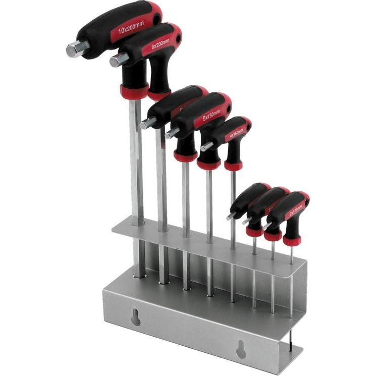 Cimco, Schraubenzieher, Quergriff-Schraubendreher-Set 5teilig SW3-8, Länge 150-200 mm, M4-M5-M6-M8-M10