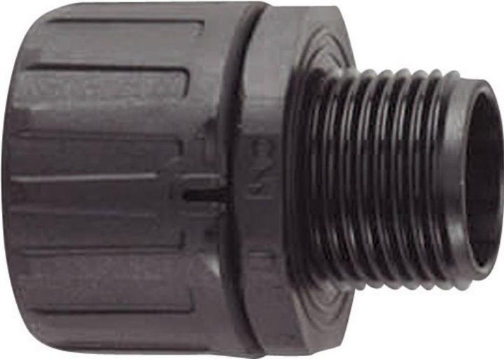 Actual product image HellermannTyton Connection fitting nominal width=28 black straight